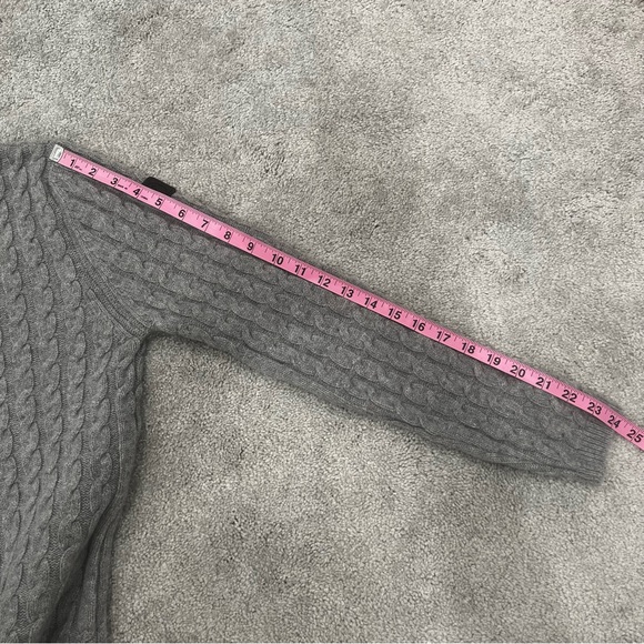 Vestrum Nozawa Italian Merino Wool & Cashmere Gray Knit Sweater Women’s M NWT - Picture 12 of 12